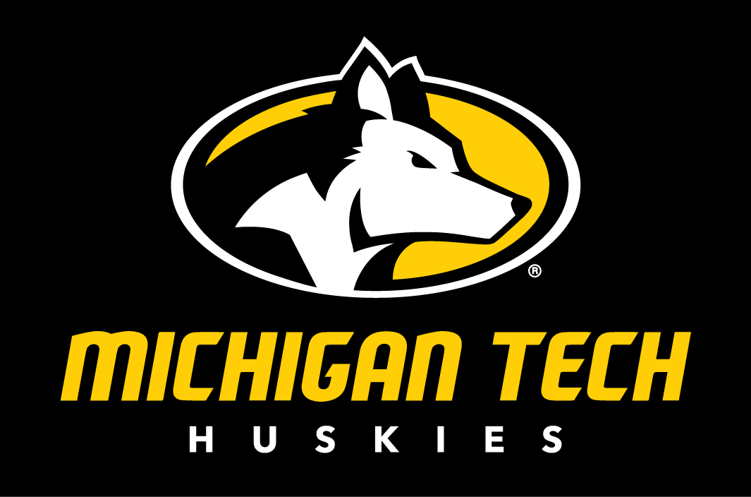 Michigan Tech Huskies 2016-Pres Primary Dark Logo iron on paper